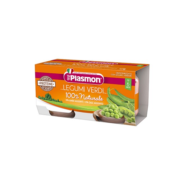 PLASMON OMOG LEGUMI VERDI2X80G