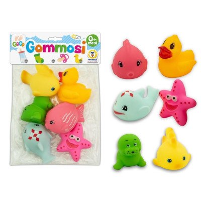 GOMMOSI ANIMALI BUFFI 6PZ