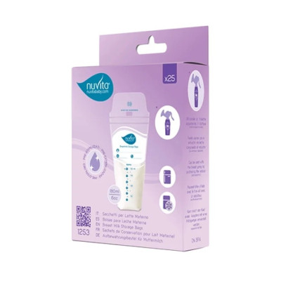 NUVITA 1253 SACCHETTI LATTE 25PZ