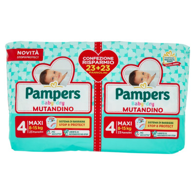 PAMPERS BD MUTANDINO MAXI 46PZ