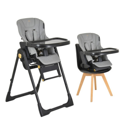 SEGGIOLONE PAPPA CANGAROO GRIGIO TIRAMISU 2 IN 1