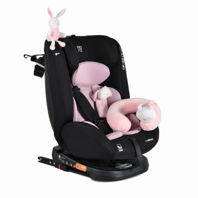 SEGGIOLINO AUTO MONI I-MAXX I-SIZE 0–36 KG ROSA – RECLINABIL
