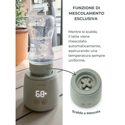 SCALDABIBERON PORTATILE NUVITA UNIV MIX70 CON MESCOLAMENTO 