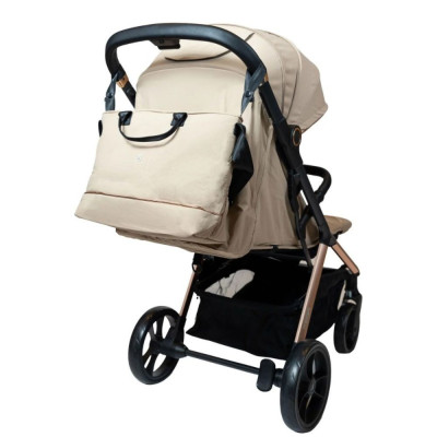 BAROTTI MEGA PASSEGGINO BEIGE GOLDEN