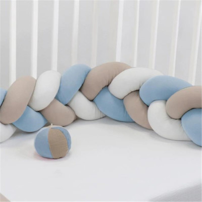 BIBO TRECCIA PARACOLPI RIDUT TORTORA AZZURRA BIANCO 