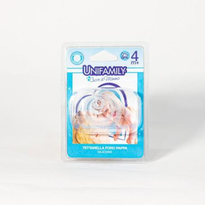 UNIFAMILY TETTARELLA SILICONE FORO PAPPA