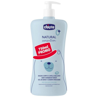 CHICCO NATURAL SENSATION DETERGENTE CORPO CAPELLI 200 ML 750