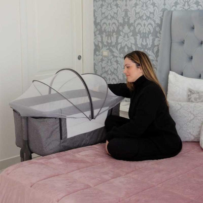 CULLA COOLSLEEPING LEONIE SLEEPY PER NEONATI REGOLAB GRIGIO