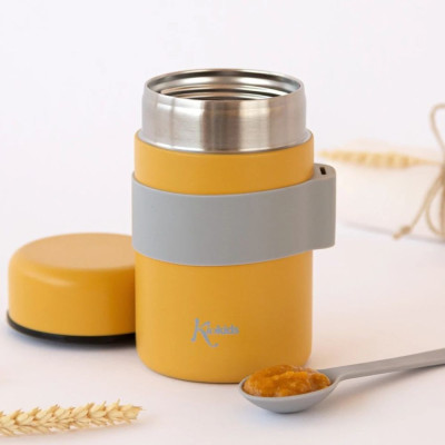 KIOKIDS BARATTOLO THERMOS PAPPA 500ML SENAPE