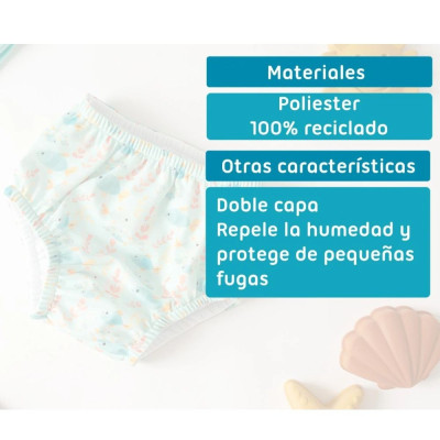 COSTUME PER LO SPANNOLINAMENTO COL MENTA UPF50+ 10-11