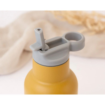 BOTTIGLIA KIOKIDS COLORE SENAPE IN ACCIAIO INOX 350ML