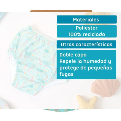 COSTUME PER LO SPANNOLINAMENTO COL BLU UPF50+ 8-10