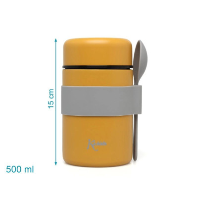 KIOKIDS BARATTOLO THERMOS PAPPA 500ML SENAPE