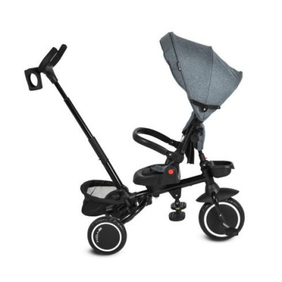 TRICICLO PER BAMBINI GREY SEDUTA GIREVOLE 360°