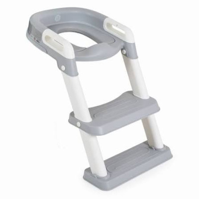 ADATTATORE PER WC CON SCALETTA GRIGIO 