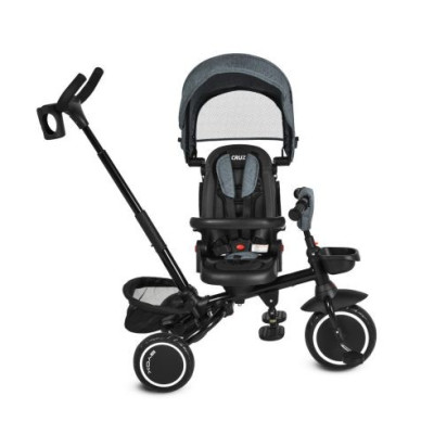 TRICICLO PER BAMBINI GREY SEDUTA GIREVOLE 360°