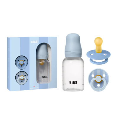BIBS SET REGALO BABY SPRINKLE BLUE