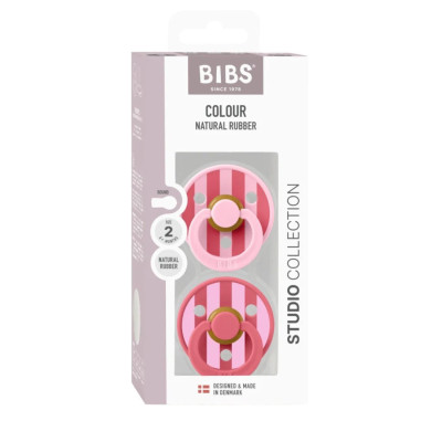 BIBS COL STUDIO 2 CIU LAT TG 2 BLOCK PINK CORAL