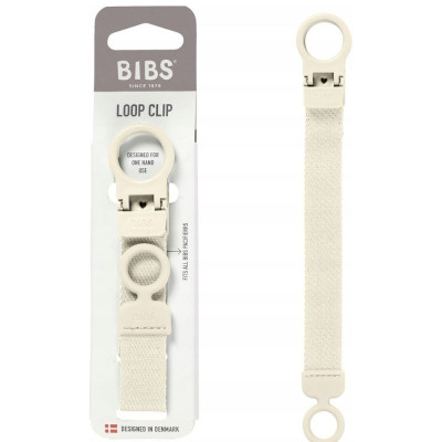 BIBS CLIP PER CIUCCIO LOOP IVORY