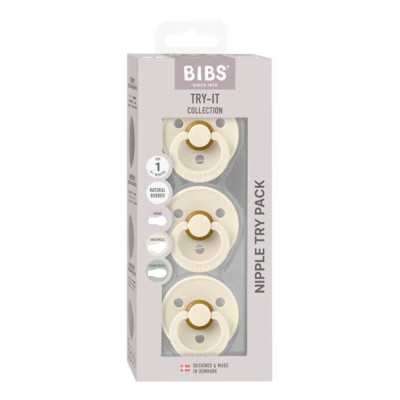 BIBS COLOUR TRY-IT 3 CIUCCI IVORY