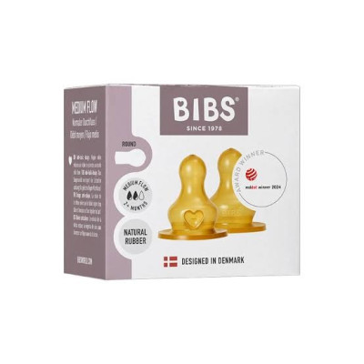 BIBS SET TETT ROT LATT MEDIO