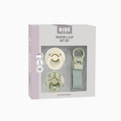 BIBS COL SET REGALO CIUO IN LAT TG 1 + CLIP SAGE