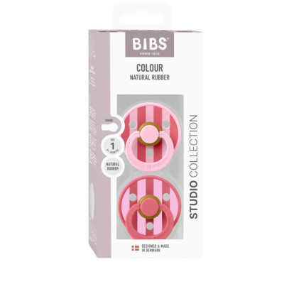 BIBS COL STUDIO 2 CIU LAT TG 1 BLOCK PINK CORAL