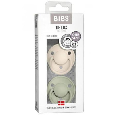 BIBS DE LUX ROT SIL ME-BL 0-36