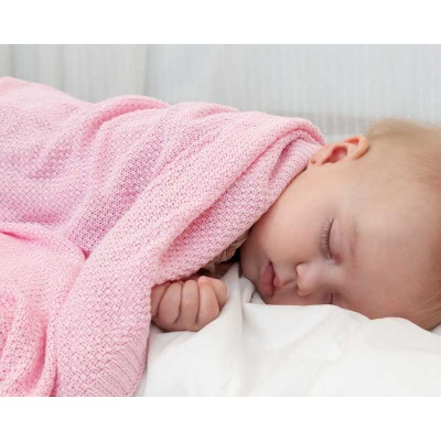 COPERTINA NEONATO IN BAMBÙ ROSA PER CULLA 80X110CM KI0-KIDS