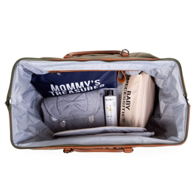 BORSA FASCIATOIO CHILDOME MOMMY BAG TELA KAKI