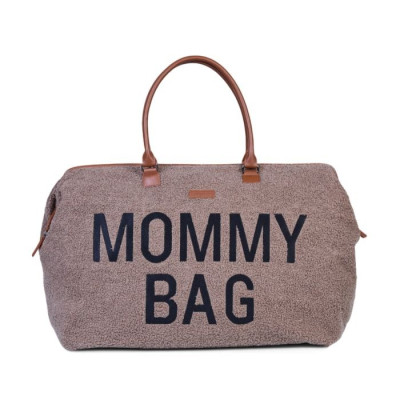 BORSA FASCIATOIO CHILDOME MOMMY BAG TEDDY SOFT BROWN