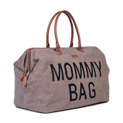 BORSA FASCIATOIO CHILDOME MOMMY BAG TEDDY SOFT BROWN