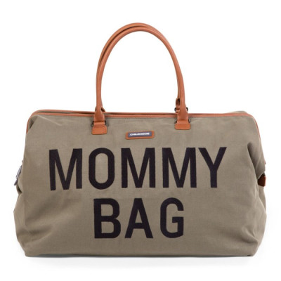 BORSA FASCIATOIO CHILDOME MOMMY BAG TELA KAKI