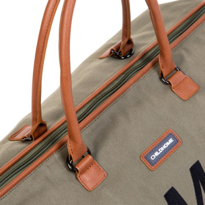 BORSA FASCIATOIO CHILDOME MOMMY BAG TELA KAKI