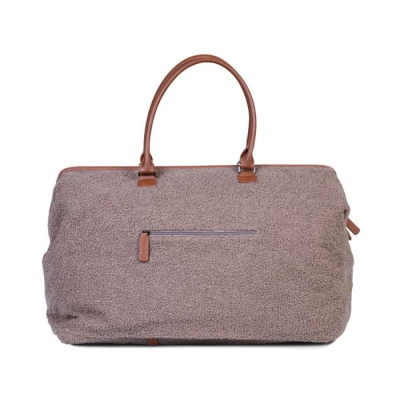 BORSA FASCIATOIO CHILDOME MOMMY BAG TEDDY SOFT BROWN