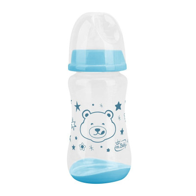BIBERON COMFORT IN PLASTICA 360ML COLORE AZZURRO