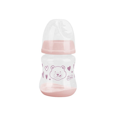 BIBERON COMFORT IN PLASTICA 180ML COLORE ROSA