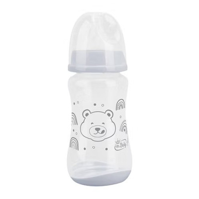 BIBERON COMFORT IN PLASTICA 360ML COLORE GRIGIO