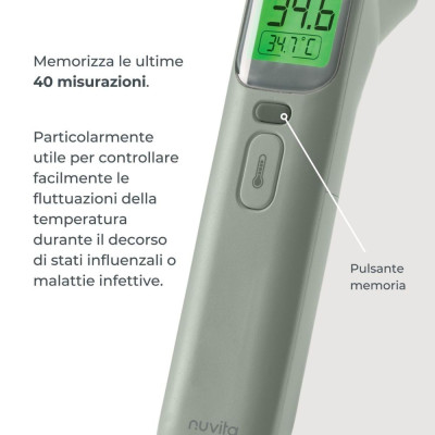 TERMOMETRO DIGITALE FRONTALE E AURICOLARE NUVITA 