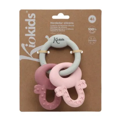 KIOKIDS MASSAGENGIVE COLORE ROSA PER NEONATI 