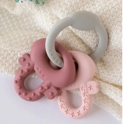 KIOKIDS MASSAGENGIVE COLORE ROSA PER NEONATI 