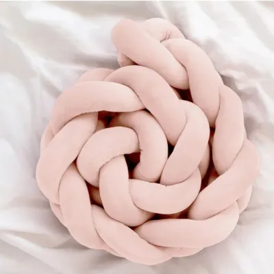 KIOKIDS TRECCIA PARACOLPI DECORATIVA PER CULLA ROSA 150X14