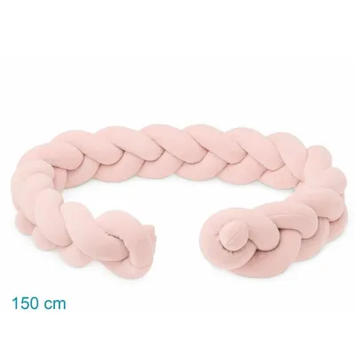 KIOKIDS TRECCIA PARACOLPI DECORATIVA PER CULLA ROSA 150X14