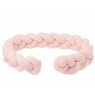KIOKIDS TRECCIA PARACOLPI DECORATIVA PER CULLA ROSA 150X14