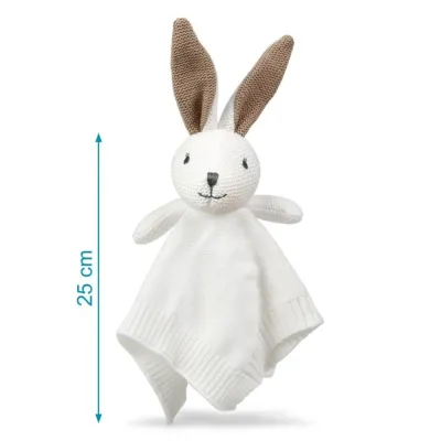 DOUDOU CONIGLIETTO BIANCO E BEIGE COTTON FRIENDS