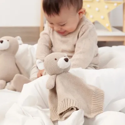 DOUDOU ORSETTO BEIGE COTTON FRIENDS 25CM