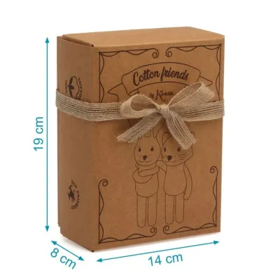 KIOKIDS MASSAGGIAGENGIVE E SONAGLIO CONIGLIETTO COTTON FRIEN