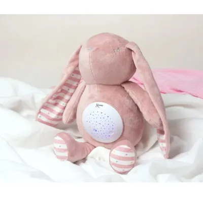KIOKIDS PELUCHE PROIETTORE MUSICALE ROSA 31X22 CM