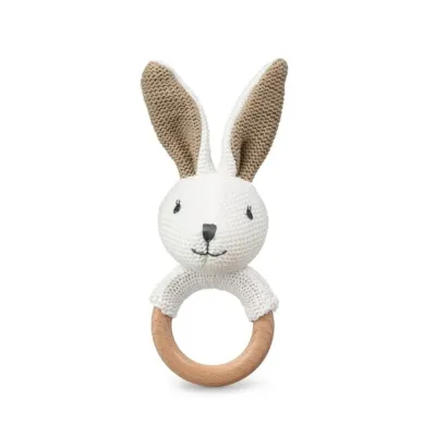 KIOKIDS MASSAGGIAGENGIVE E SONAGLIO CONIGLIETTO COTTON FRIEN