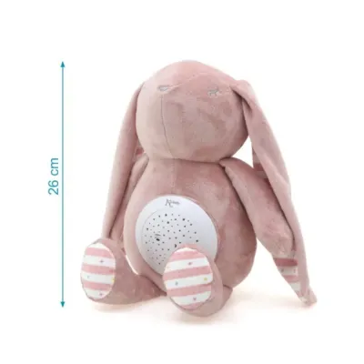KIOKIDS PELUCHE PROIETTORE MUSICALE ROSA 31X22 CM